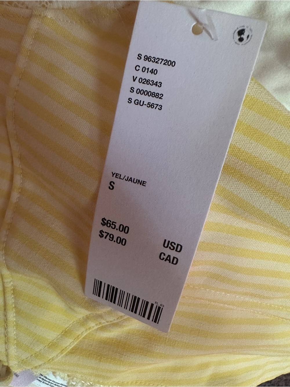Urban Outfitters Yellow Striped Lace-Trim Camisole - Picture 5 of 5
